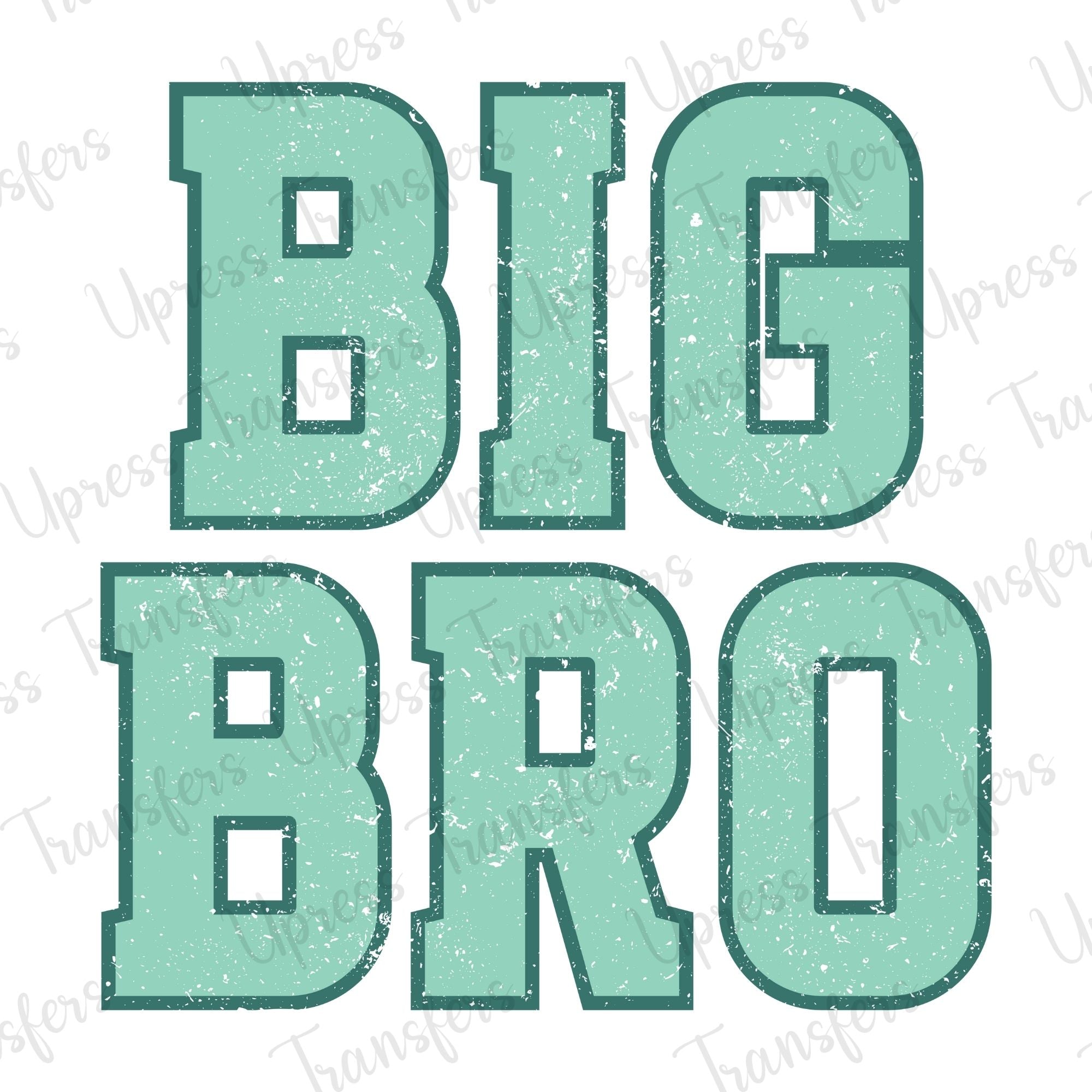 Big Bro Stacked Greenish Blue