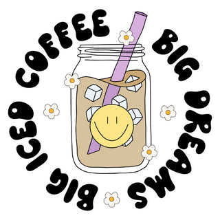 Big Iced Coffee Sticker