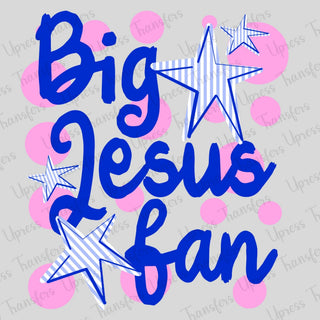 Big Jesus Fan Plaid stars