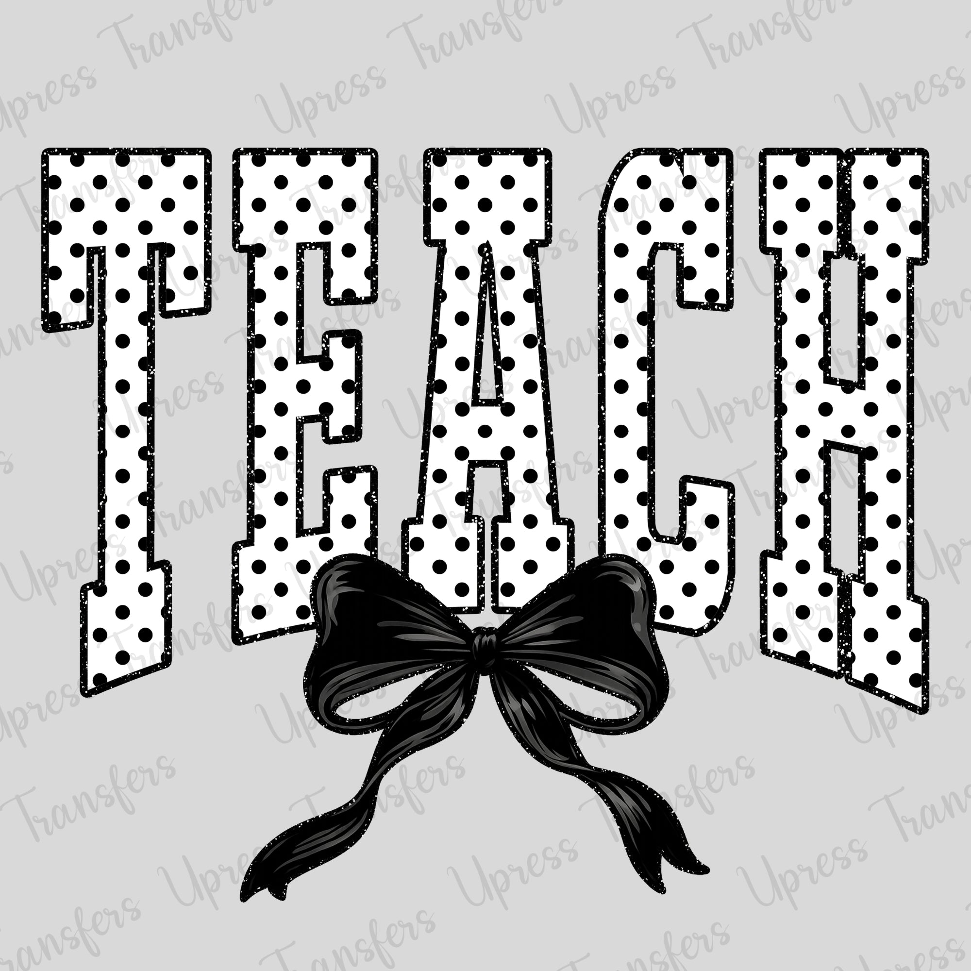Black And White Polka Dot Teach