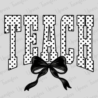 Black And White Polka Dot Teach