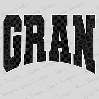Black Checkered Grans