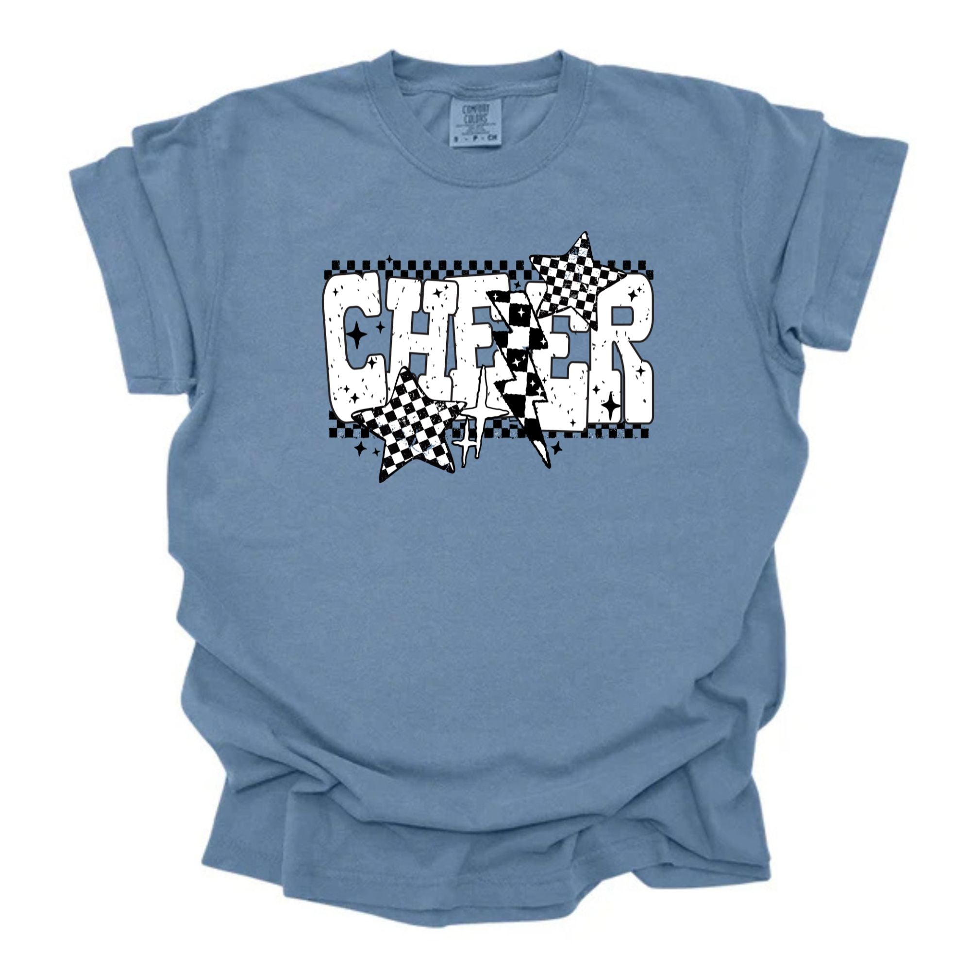 Black Cheer Checkered