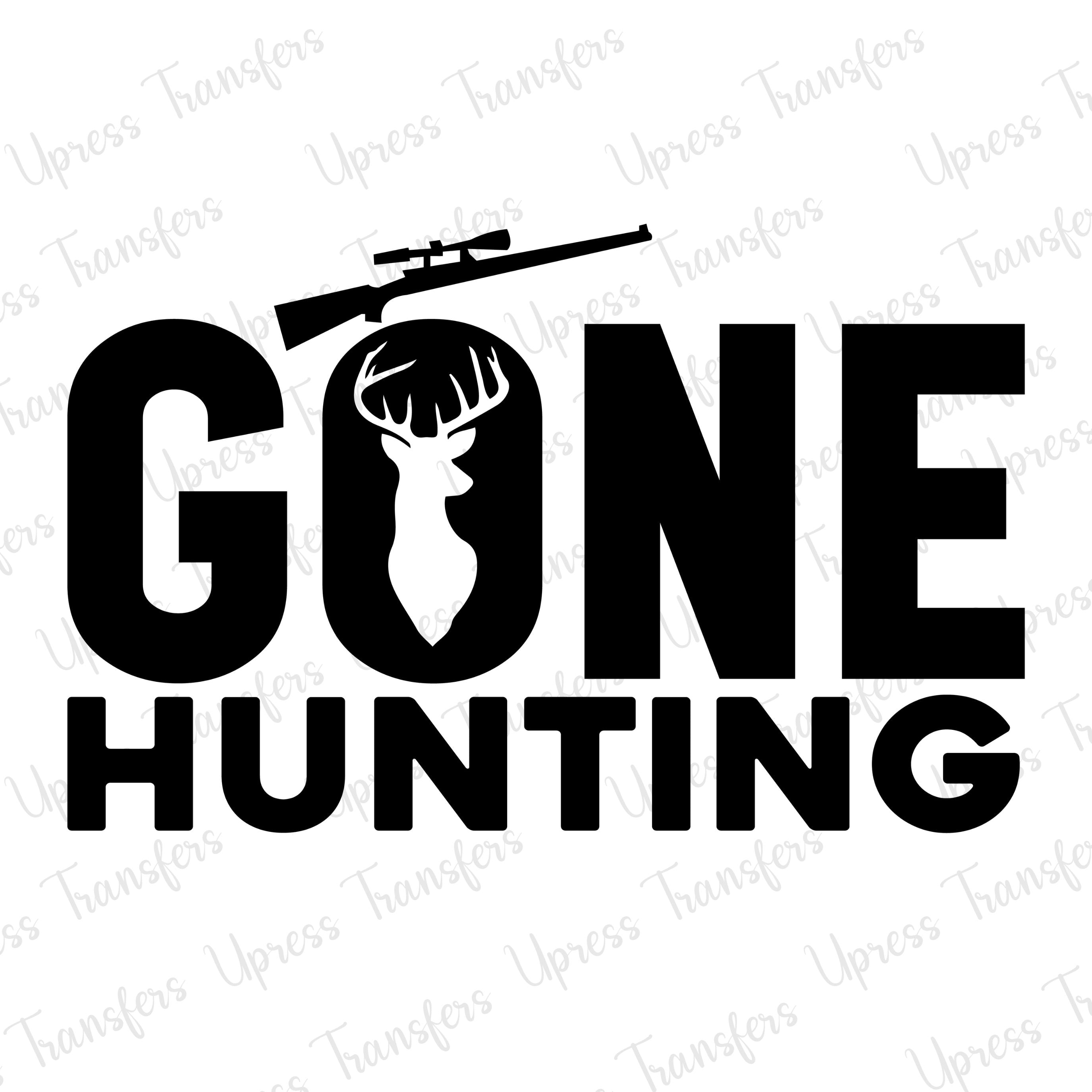 Black Gone Hunting Deer Head