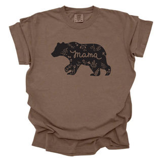 Black Mama Bear Floral
