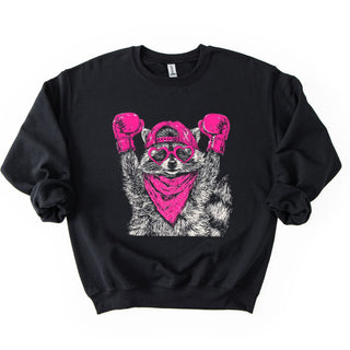Black Out Pink Raccoon