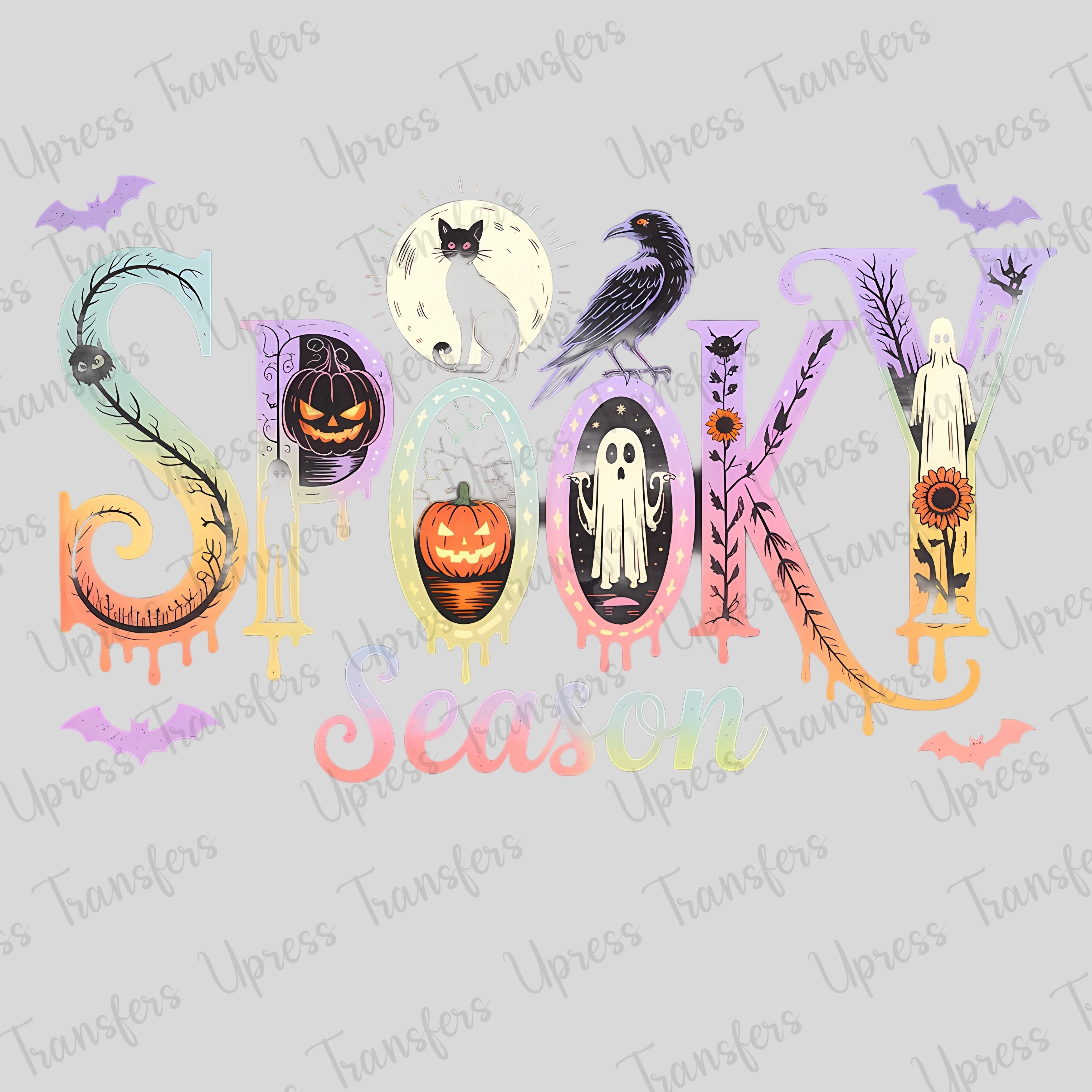 Black Out Spooky Colorful