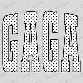 Black Polka Dotted Gaga