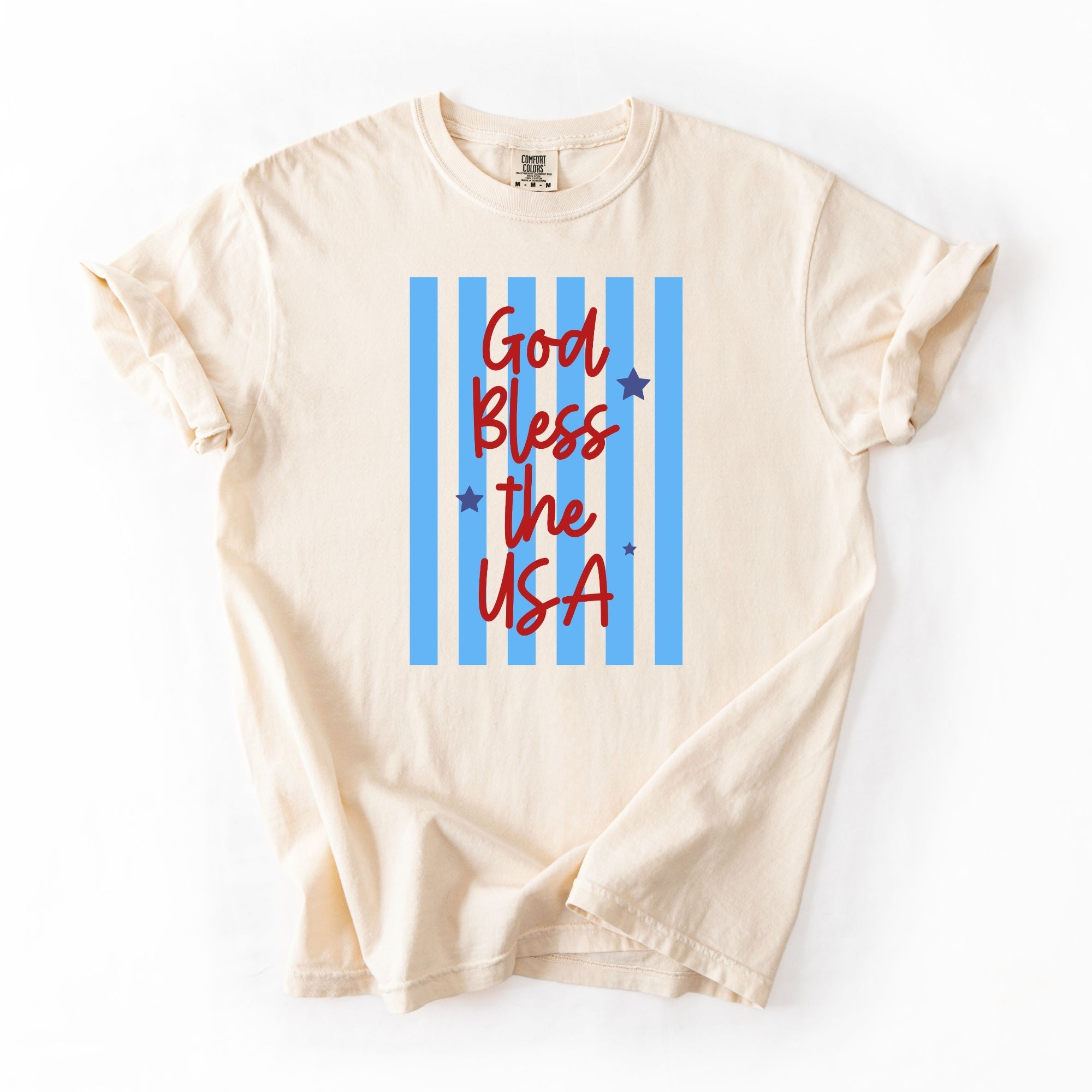 Bless The USA Blue Striped