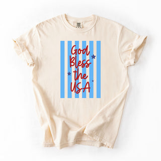 Bless The USA Blue Striped