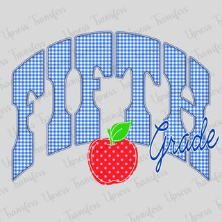 Blue Fifth Grade Plaid