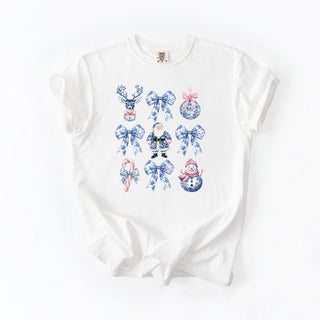 Blue Floral Christmas