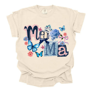 Blue Floral Mama