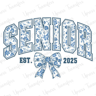 Blue Floral Senior 2025