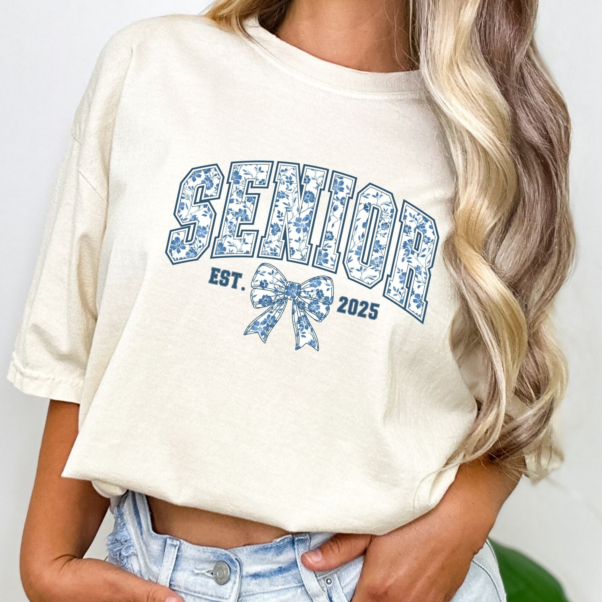 Blue Floral Senior 2025