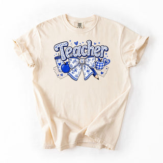 Blue Floral Teacher