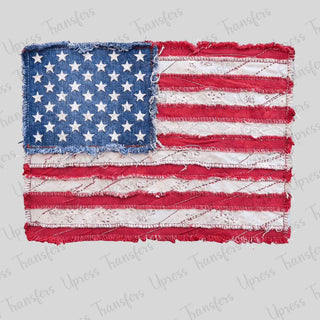 Blue Jean American Flag