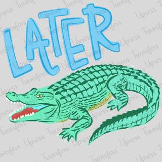 Blue Letters Later Gator