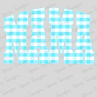 Blue Plaid Mama