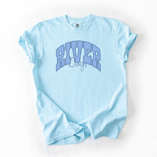Blue Plaid River Days