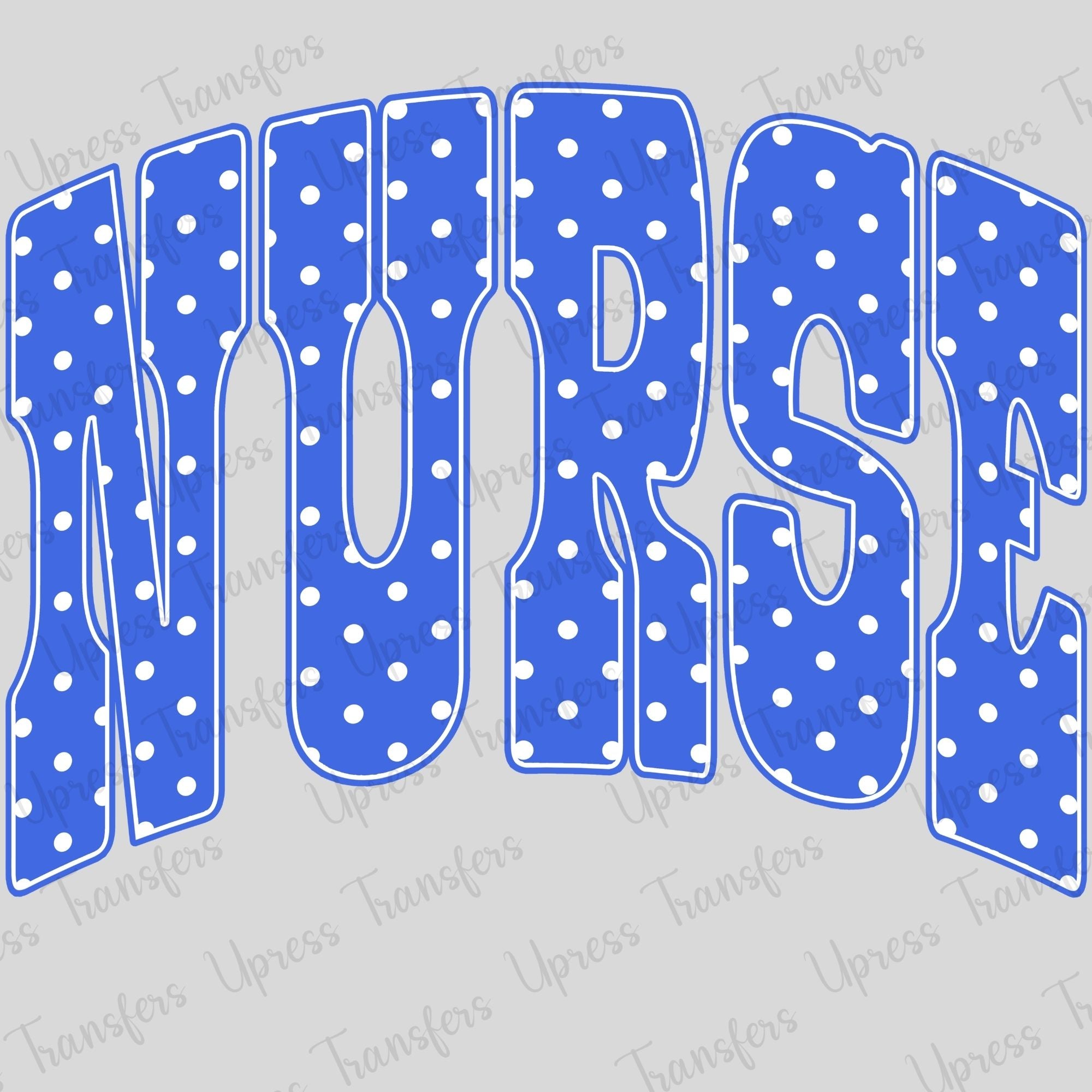 Blue Poke A Dot Nurse