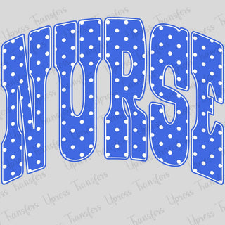 Blue Poke A Dot Nurse