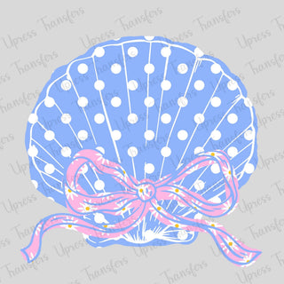 Blue Polka Shell