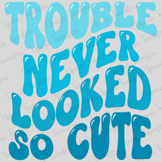 Blue Shades Trouble Never Looked