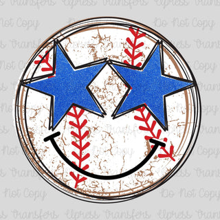 Blue Star Eyes Baseball