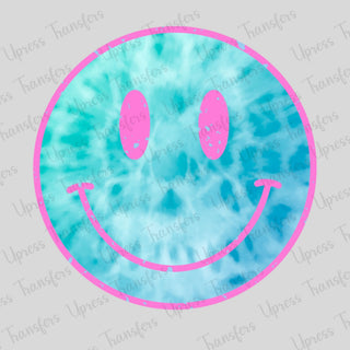 Blue Tye Dye Smiley