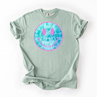 Blue Tye Dye Smiley