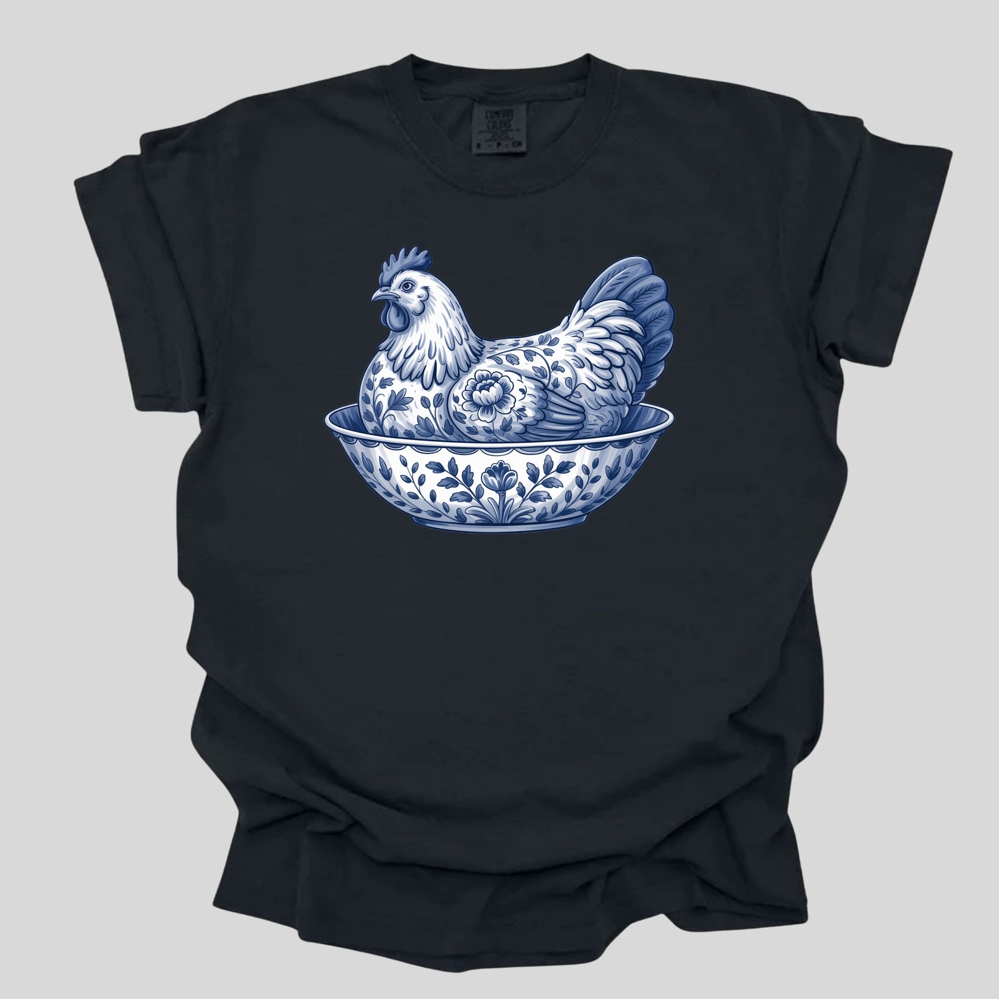 Blue Vintage Hen