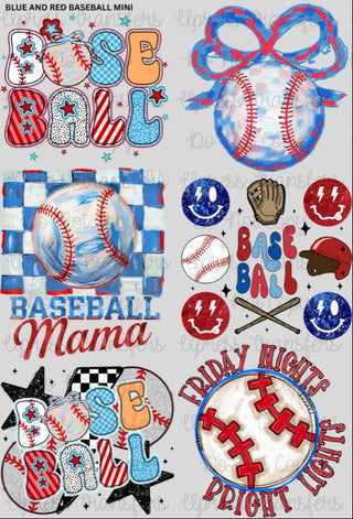 Blue and Red Baseball Mini