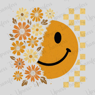 Boho Fall Checkered Smile