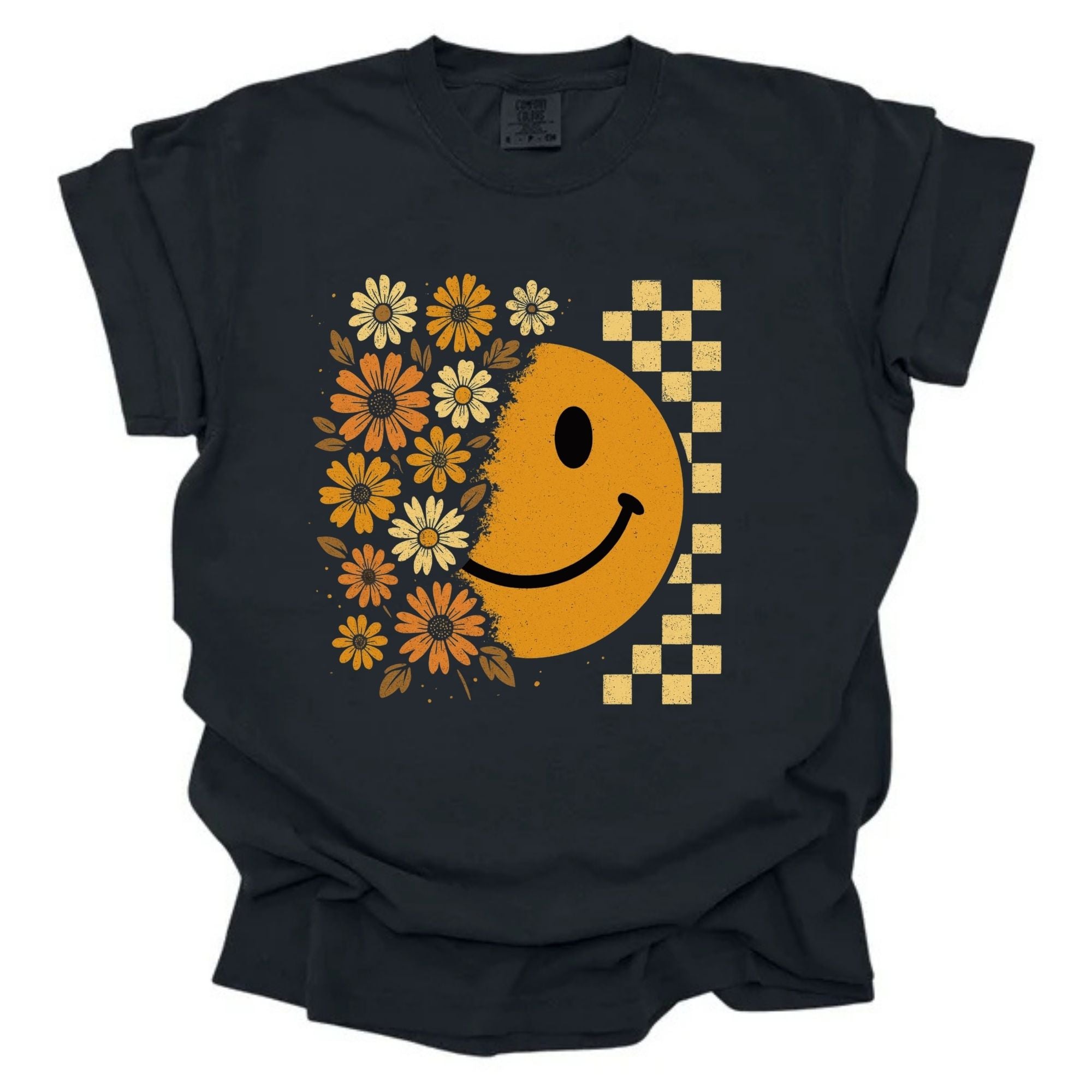 Boho Fall Checkered Smile