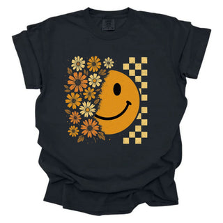 Boho Fall Checkered Smile