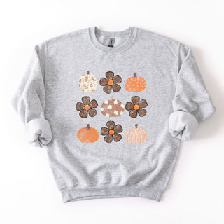 Boho Floral Pumpkin Collage