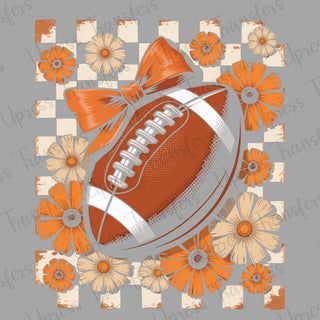 Boho Football Checkered
