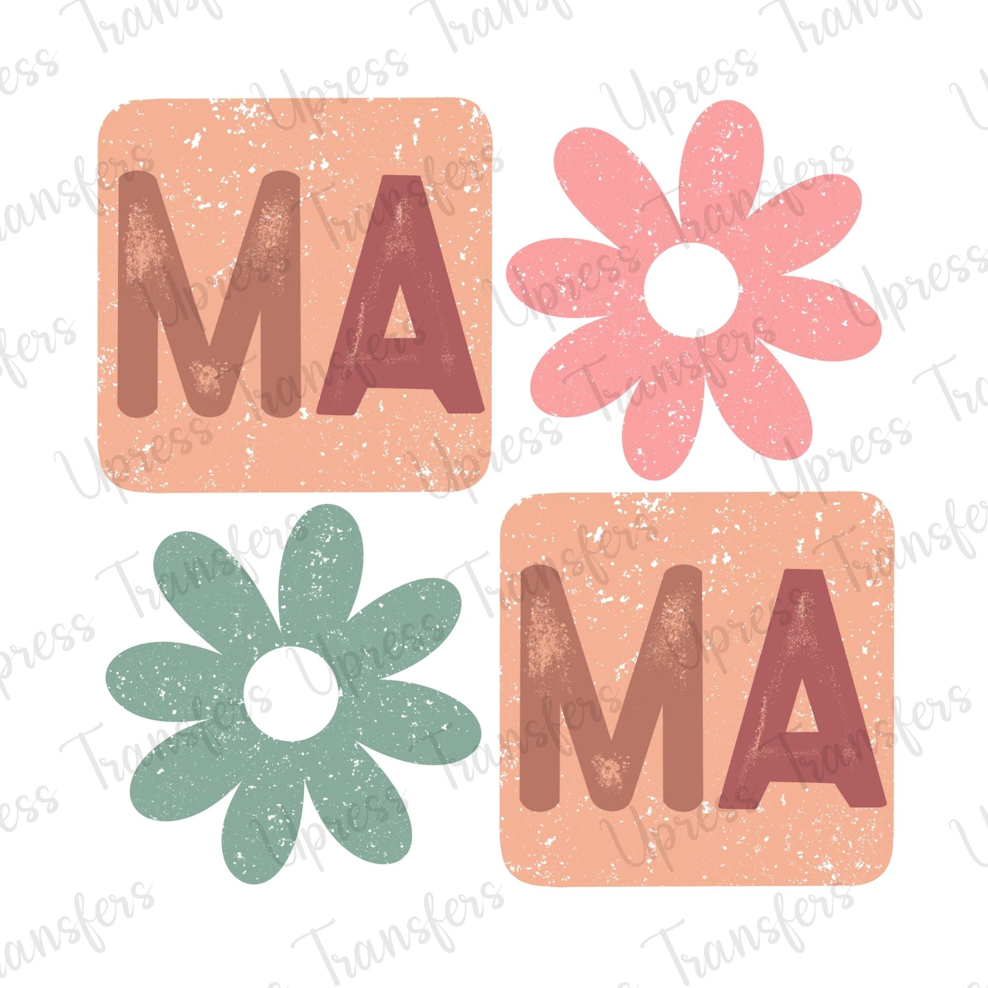 Boho MA MA 2 Flowers