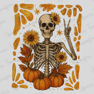 Boho Sunflower Skelly