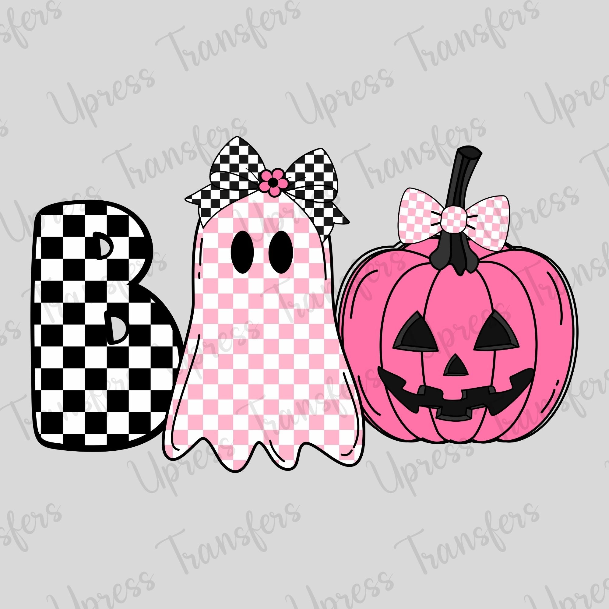 Boo Checkered Girls