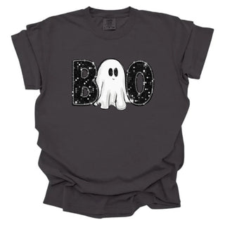 Boo Faux Sequins Ghost