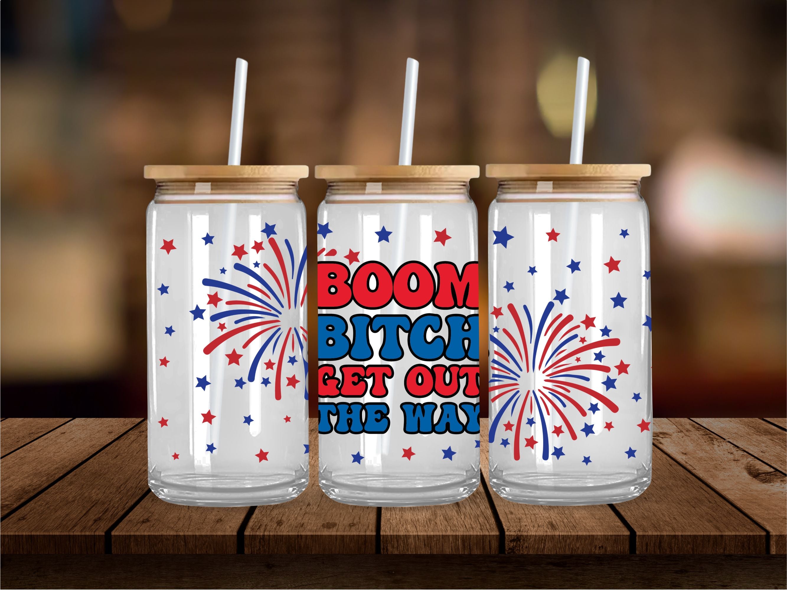 Boom Bitch 16 Oz Wrap