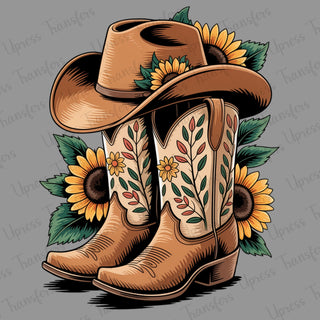 Boots And Sunflowers