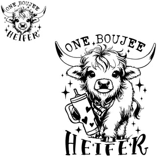 Boujee Heifer Black