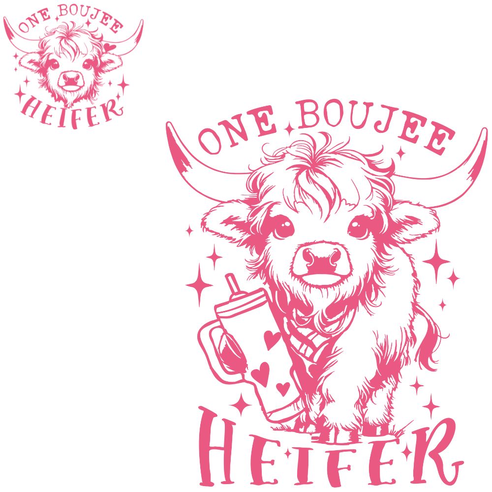 Boujee Heifer Pink