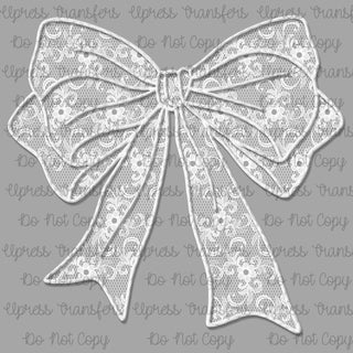 Bow Lace Print