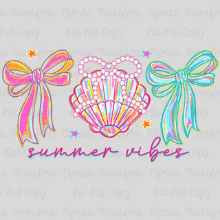 Bow and Shell Summer Vibes