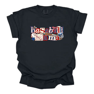 Boxed Letter Baseball Mama