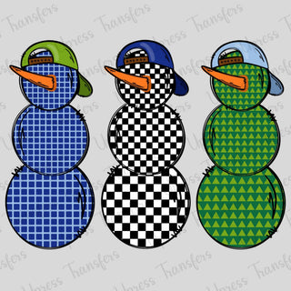 Boys Snowmen Trio
